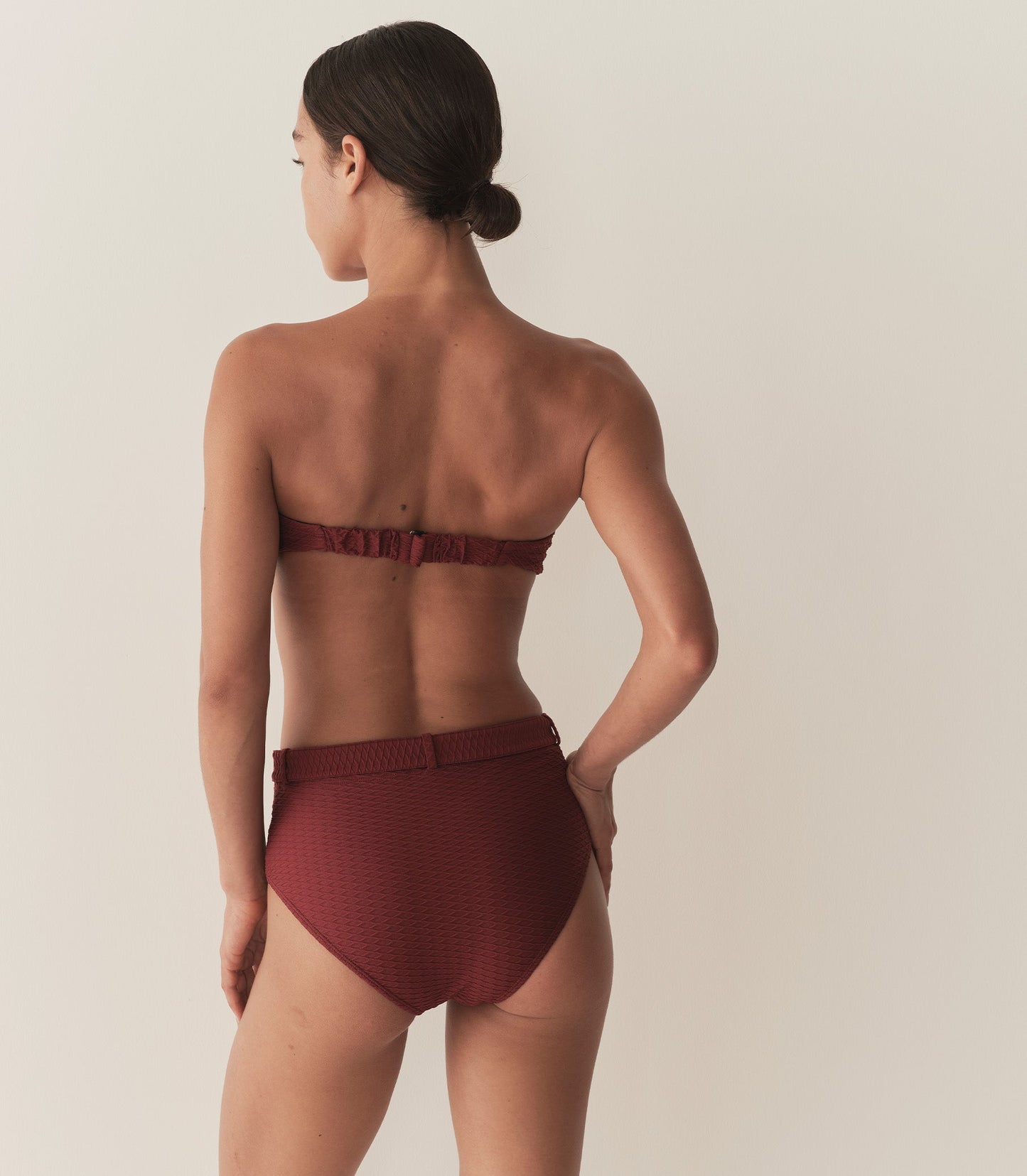 EVORA BIKINI BOTTOM -- DEEP SUMAC