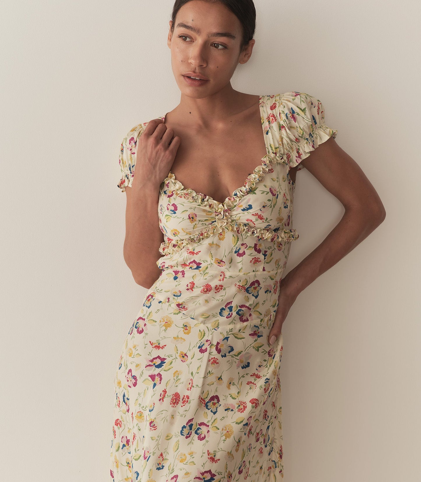 VALERINE DRESS -- WINDSWEPT BLOOMS