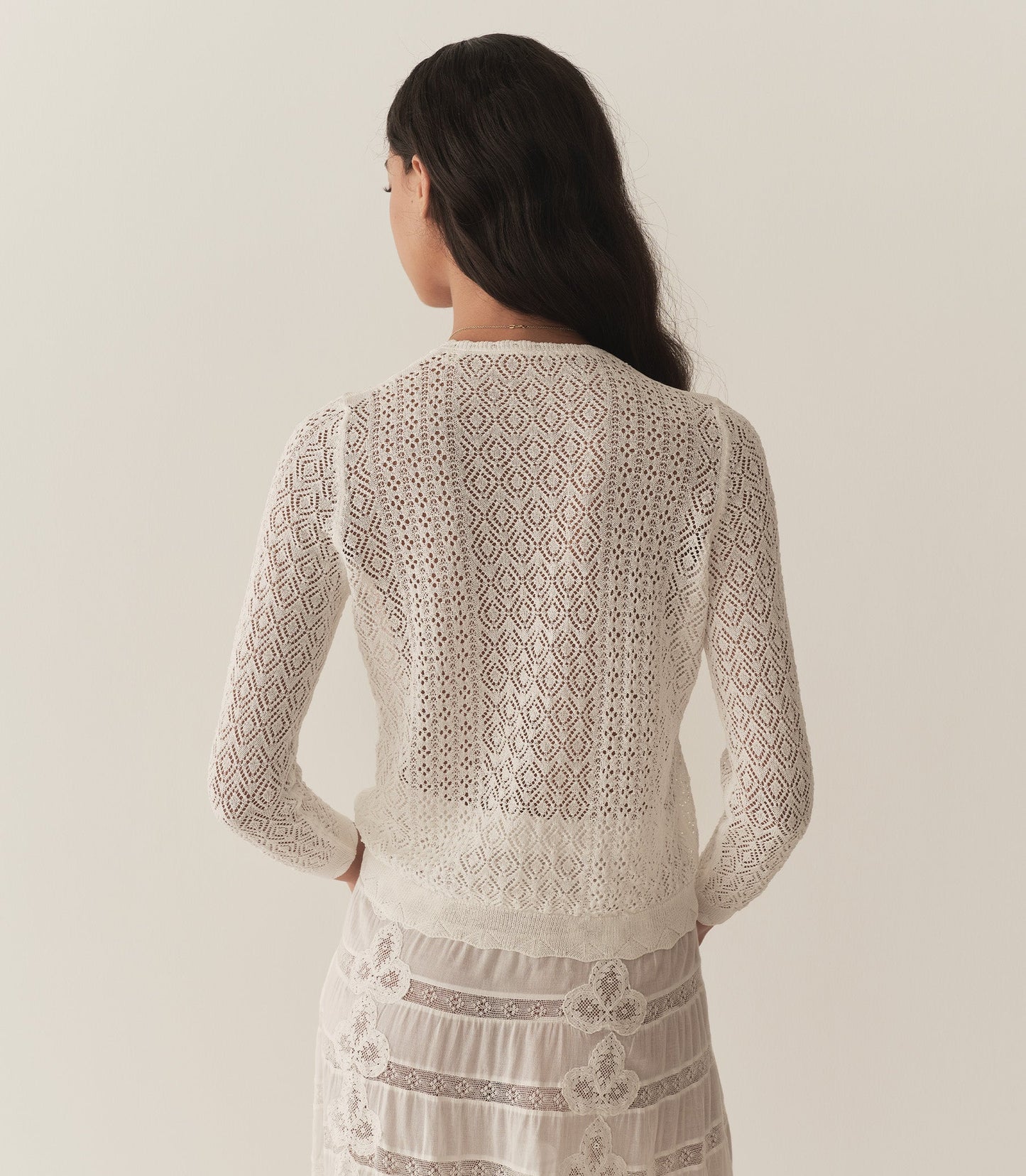DIANE CARDIGAN -- IVORY