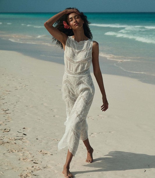 EVANORA DRESS -- SALT