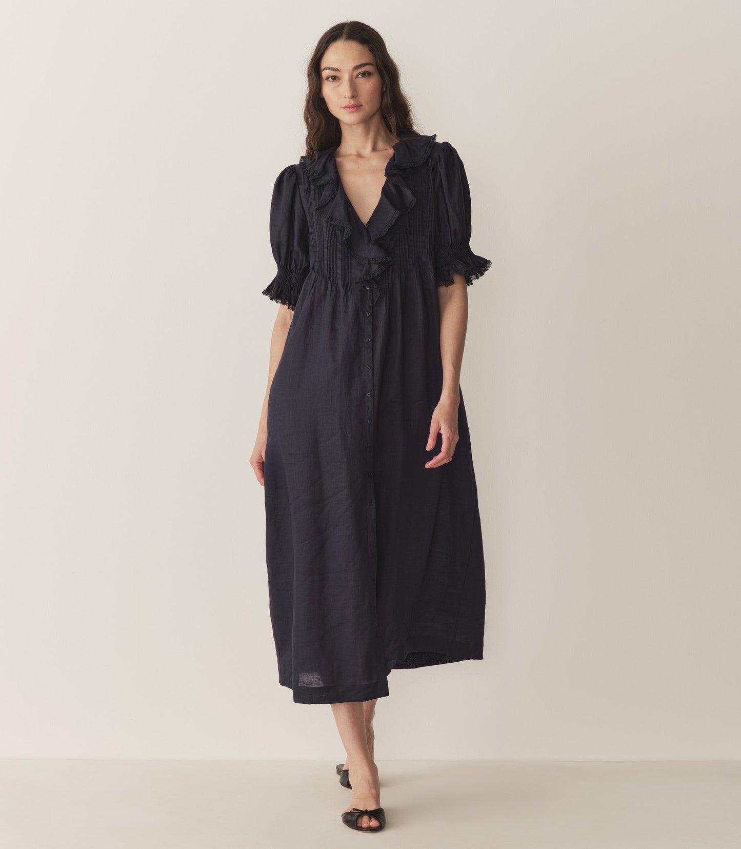 HARRIETTE DRESS -- NIGHT SKY