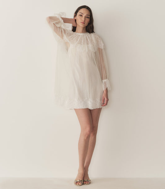 LILITH DRESS -- CREME DE LUNE