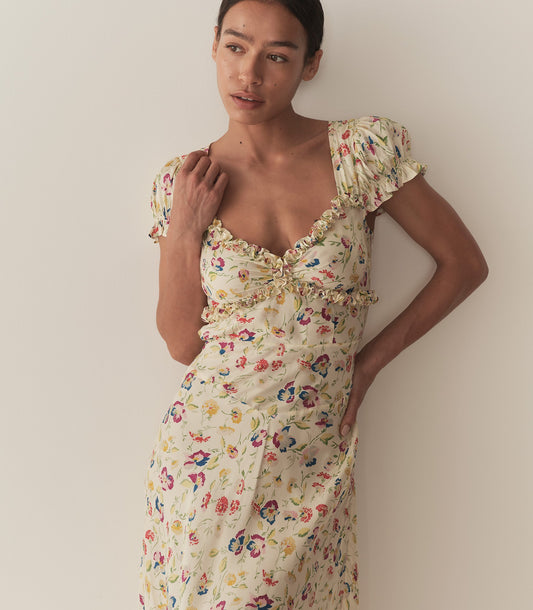 VALERINE DRESS -- WINDSWEPT BLOOMS